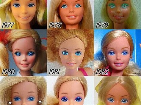 Evolucao Da Boneca Barbie