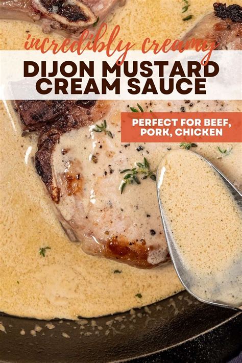 Creamy dijon mustard sauce – Artofit