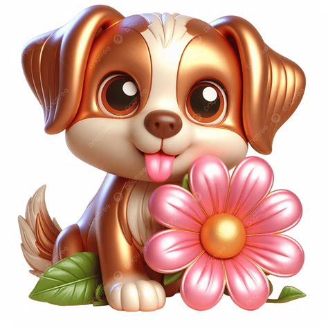 Lindo Dibujo De Caricatura De Perro