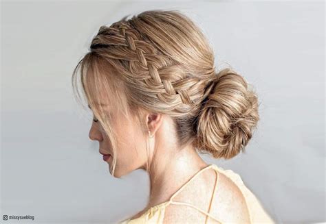 16 Gorgeous Braided Bun Hairstyle Ideas That Are Easy to Do