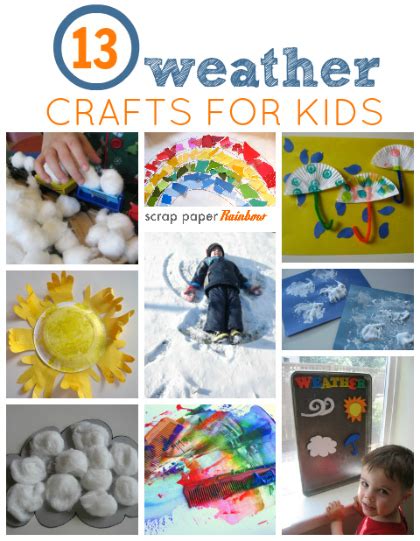 13 Weather Crafts For Kids – Lesson Plans