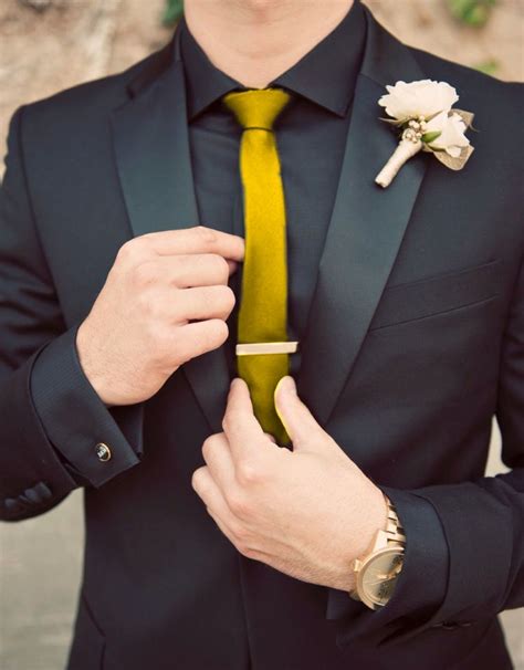 black and gold wedding suit - Merle Cutler