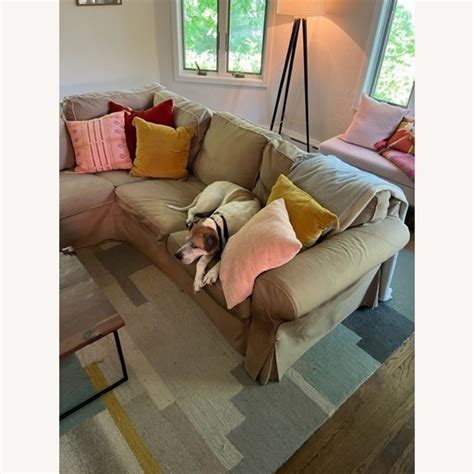 IKEA 3-Piece Sectional with Fold Out Bed - AptDeco