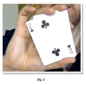 how to do invisible palm card trick