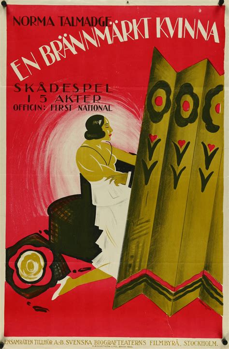 Branded Women- Swedish Film, Original Vintage Poster - Authentic