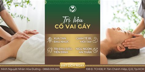 MASSAGE DƯỠNG SINH TRỊ LIỆU CỔ VAI GÁY TẠI MINH NGUYỆT - Đông y Minh