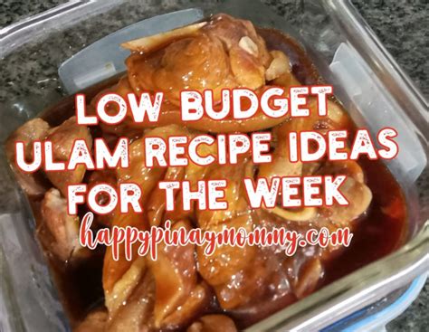 budget ulam recipes   week happy pinay mommy