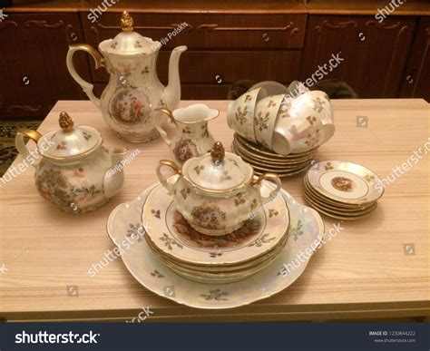 Vintage Service Set Madonna Made German Stock Photo 1230844222 ...