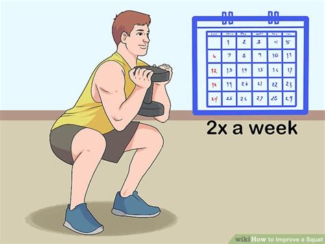 4 Ways to Improve a Squat - wikiHow Fitness