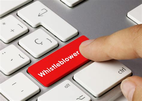 whistleblowing financial services
