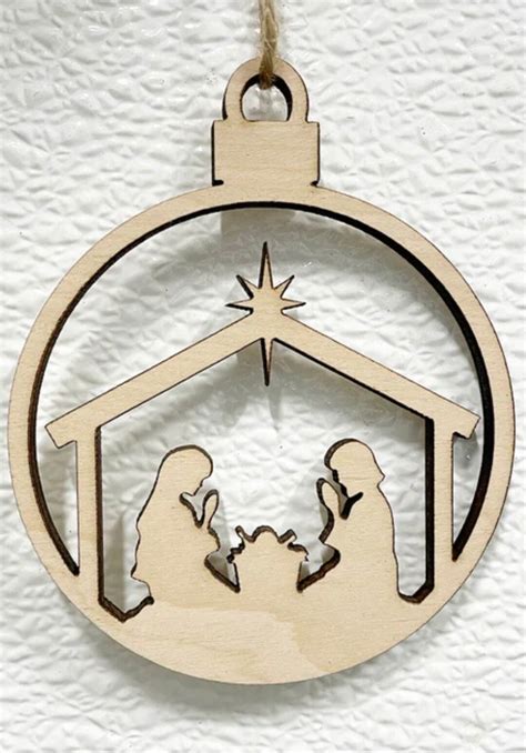 Nativity Scene Ornament, Christmas Ornaments, Cute Christmas Ornaments ...