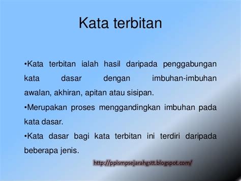 kata terbitan