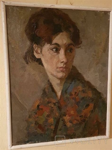 Женский портрет. Григорьев С. А. Народный художник СССР. Холст, масло ...