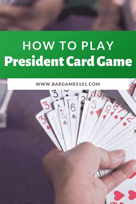 how to play the card game presidents