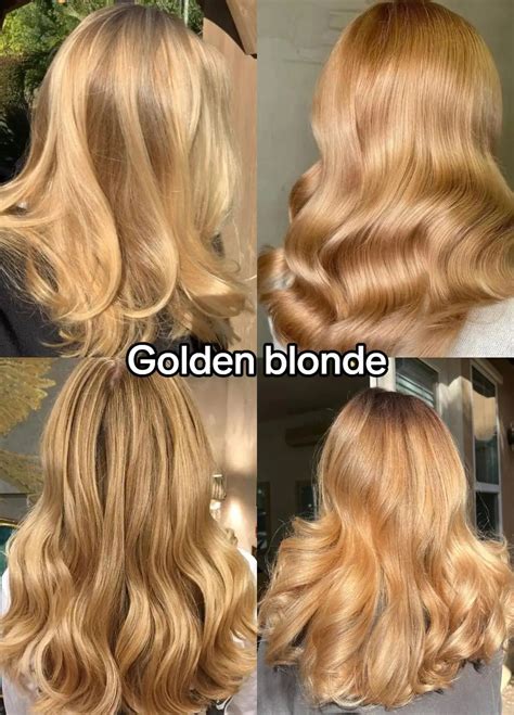 Golden blonde hair – Artofit