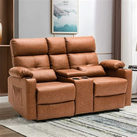 Loveseat Recliner, Power Double Recliners Loveseat, Electric Reclining ...