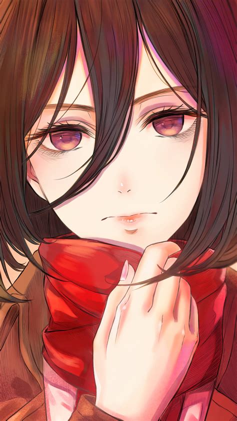 mikasa ackerman attack  titan shingeki  kyojin hd phone wallpaper