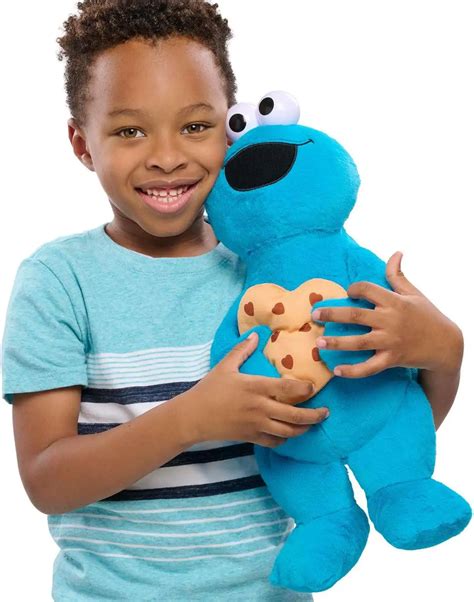 Sesame Street Valentines Day Cookie Monster 15 Plush Just Play - ToyWiz