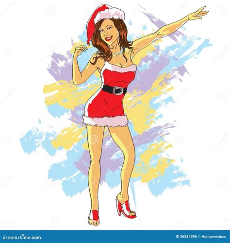 Santa Helper stock illustration. Illustration of costume - 36384396