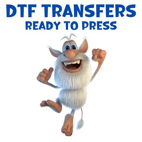 Booba Cartoons Kids DTF Transfer Ready to Press Heat - Etsy