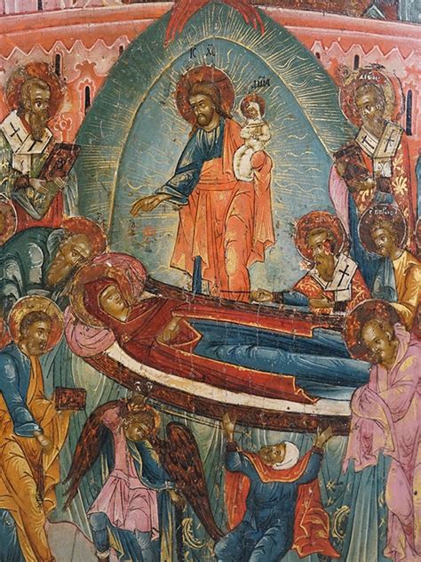 Икона «Успение Пресвятой Богородицы со Святыми Преподобным Саввой ...