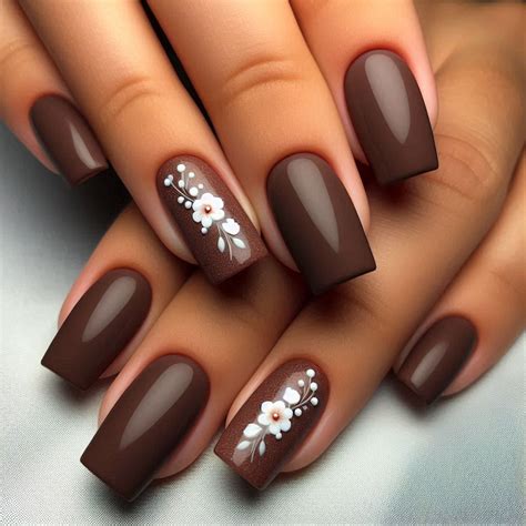stunning brown nail ideas trendy designs   style style