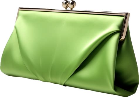 AI generated green clutch handbag png 35674159 PNG