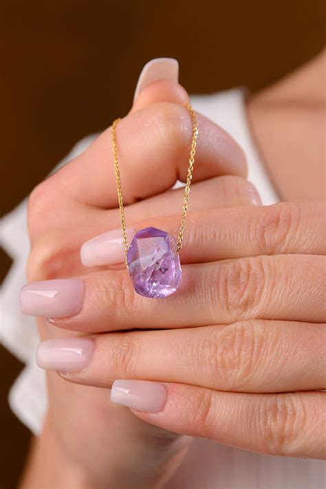 Amethyst Necklace, Amethyst Necklace Silver, Amethyst Necklace Real