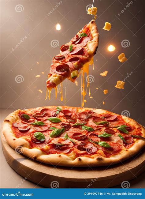 Delicious Italian Pizza, Thin and Crispy Crust, Flavorful Sauce, Gooey