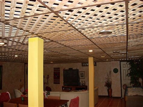 Wooden Lattice Ceiling | Shelly Lighting