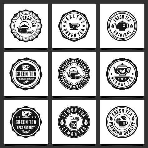 Vintage Tea Logo Page 4 | Vintage Tea Logo Vector Art, Icons, And