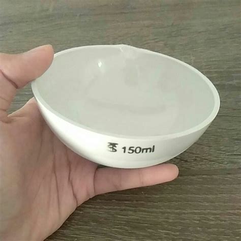 jual cawan porselin ml cawan porselen evaporating dish porcelain