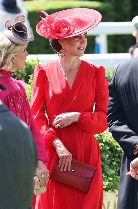 Kate Middleton Is the Lady in Red at the Royal Ascot | Glamour