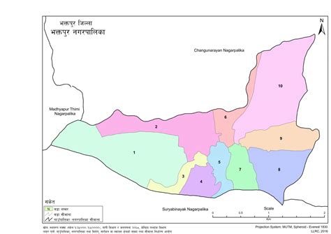 Map of Bhaktapur Municipality, Bhaktapur, Nepal – Nepal Archives