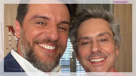 Alexandre Nero E Gay - Alexandre Nero e Rodrigo Lombardi brincam nos bastidores de Travessia