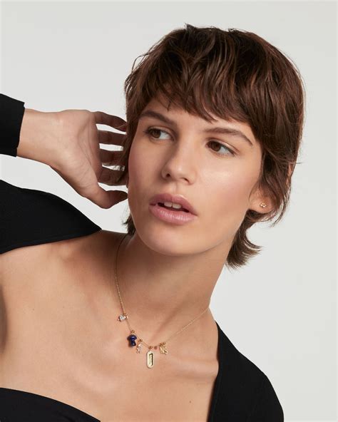 Heart arrow charm with white zirconia for necklace or bracelet | Mon