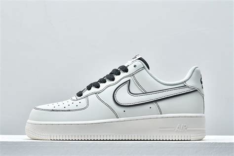 Nike Air Force 1 ’07 Low Leather White/Black Static 3M - FavSole.com