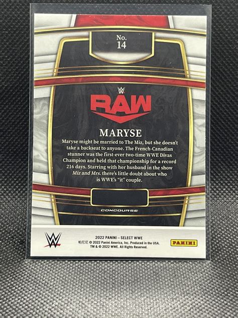 2022 PANINI SELECT WWE MARYSE CONCOURSE #14 | eBay
