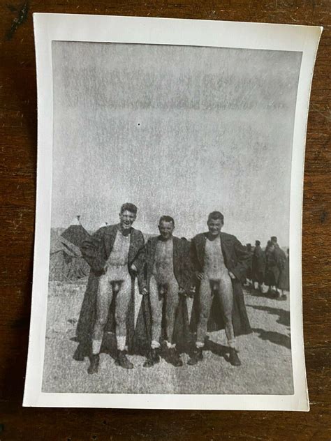 Original, Vintage, Rare WWII Naked Nude Soldier Army war gay int