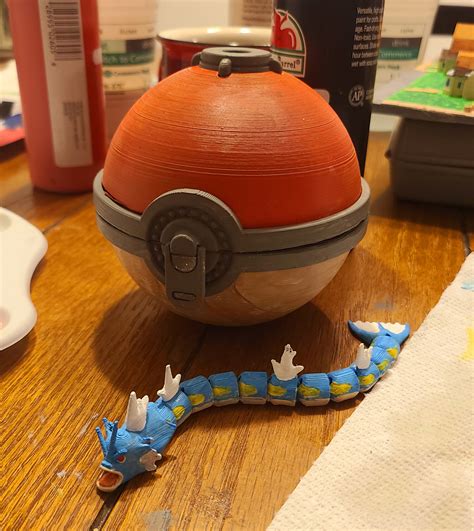 3D print Ancient Pokeball from Pokemon Legends: Arceus (Support-Free