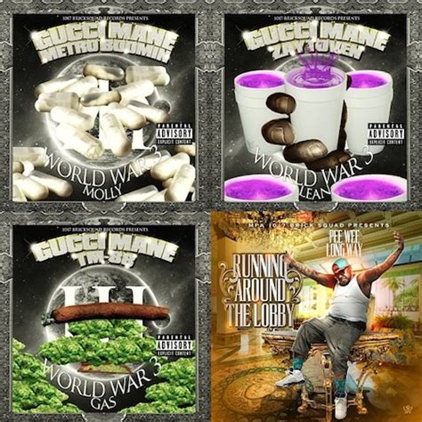 Gucci Mane – World War 3 (Molly, Gas, & Lean) (3 Part Mixtape) (Artwork ...