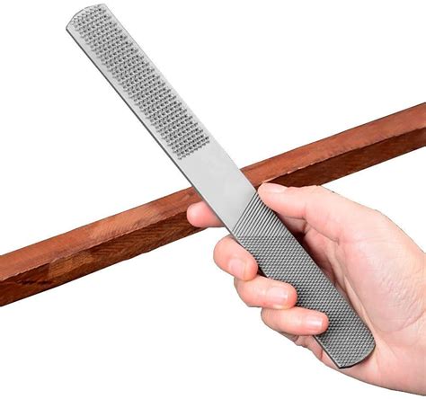 Wood Rasp File 4 Way Hand File and Round Rasp, Half Round Flat & Needle ...