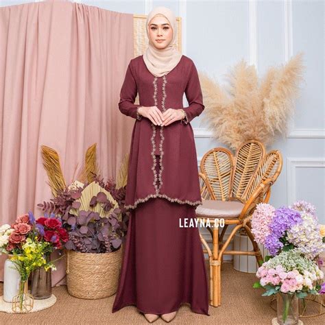 baju kebaya labuh womens fashion muslimah fashion baju kurung
