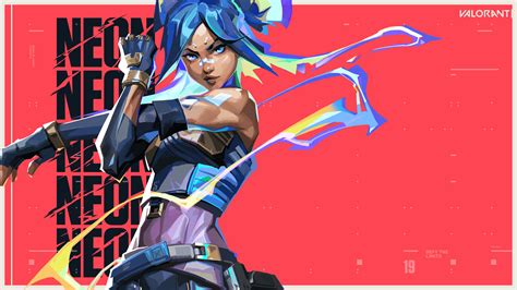 Download Neon Valorant Wallpaper | Wallpapers.com
