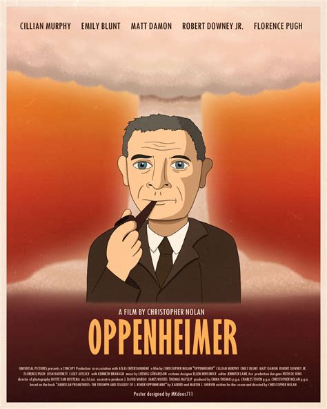 Oppenheimer (2023, Fan poster) by MKdoes711 on DeviantArt