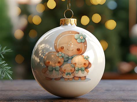 Teal and Gold Gingerbread Clipart Cute Gingerbread PNG - Etsy