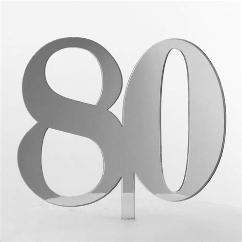 Classic Number 70 Cake Topper - SANDRA DILLON DESIGN
