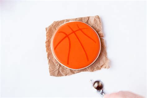 How to Make Simple Basketball Cookies - The Bearfoot Baker