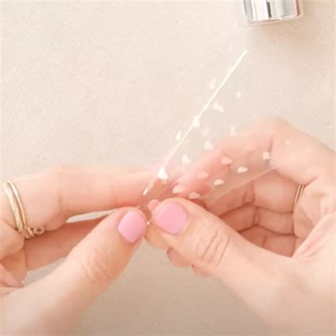 how to put on sticker nails