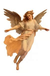 An angel flying usesual pose | Premium Photo Illustration - rawpixel